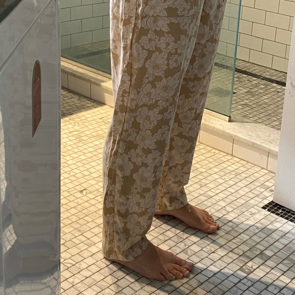 acacia swimwear Beige Floral Jumpsuit Romper - Picture 8 of 8